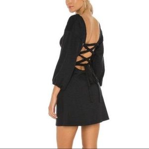 NWOT Free people open back crisscross long sleeve dress or tunic or top, sz xs